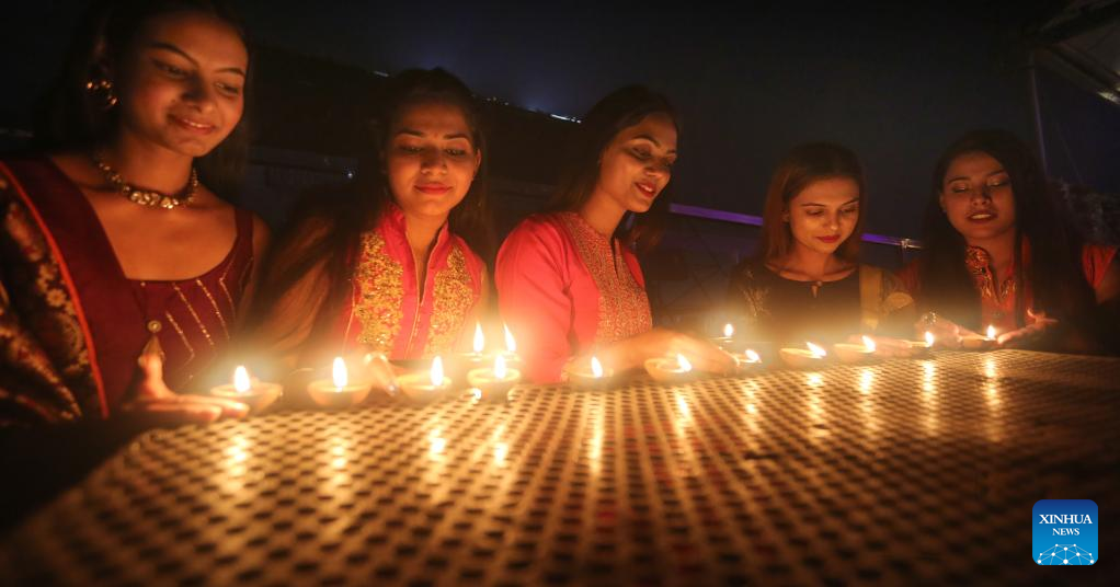 Diwali celebration held in India's Madhya Pradesh state