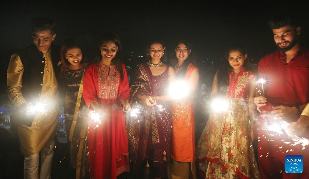 Diwali celebration held in India's Madhya Pradesh state