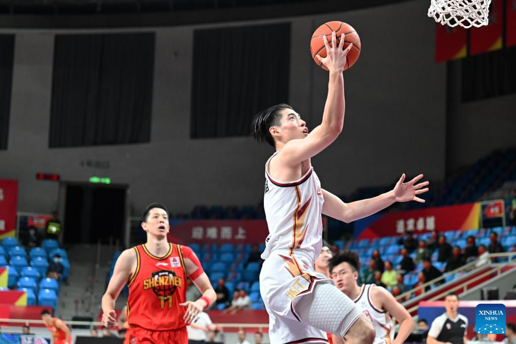 CBA league: Zhejiang Golden Bulls vs. Shenzhen Leopards