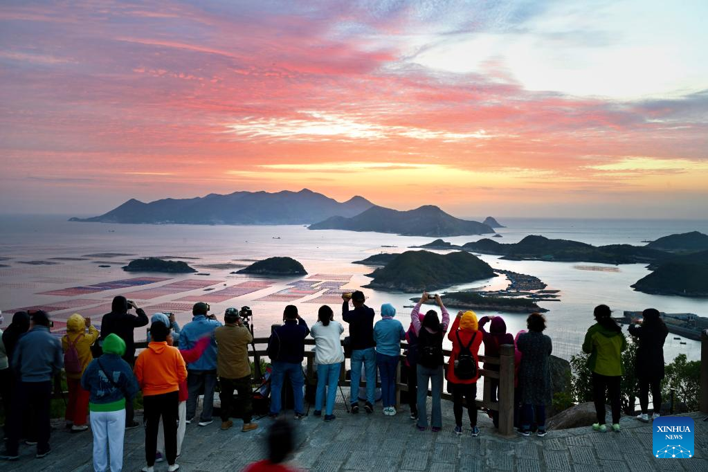 Aquatic products harvested in Xiapu County, SE China's Fujian