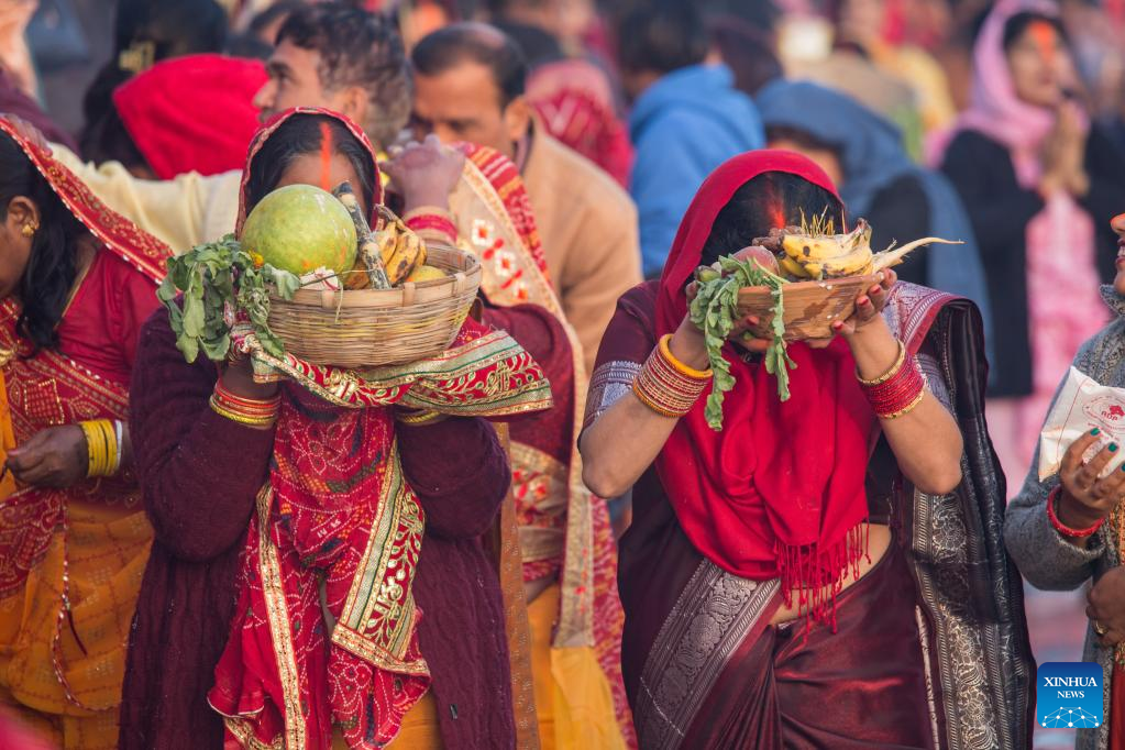 Chhath festival celebrated in Nepal
