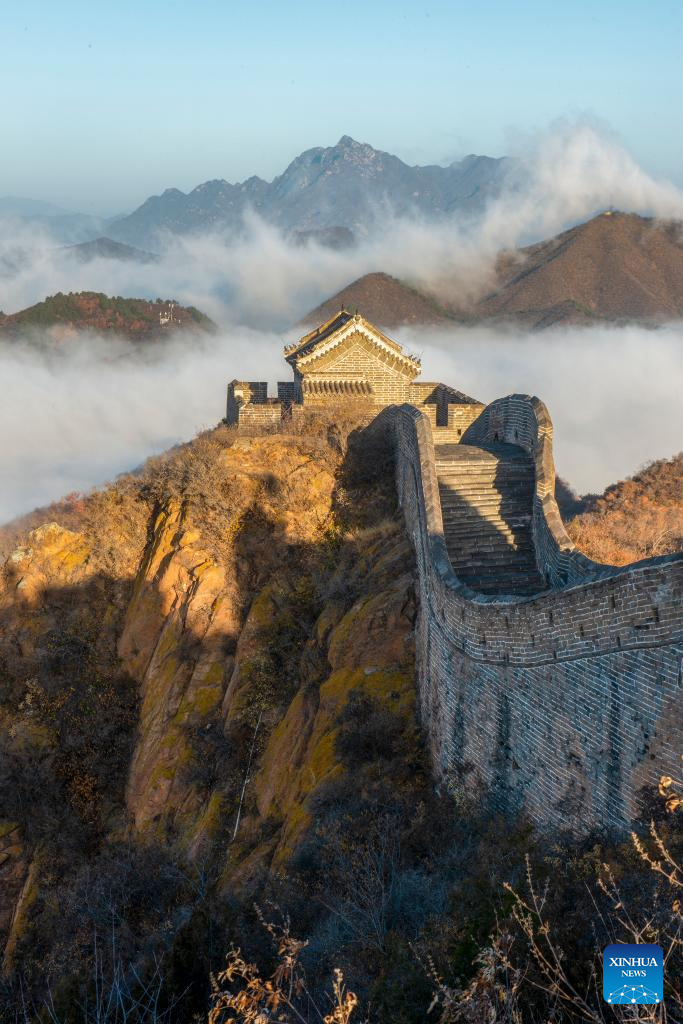 Scenery of Jinshanling section of Great Wall