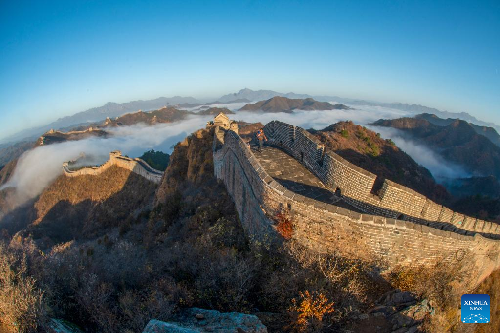 Scenery of Jinshanling section of Great Wall