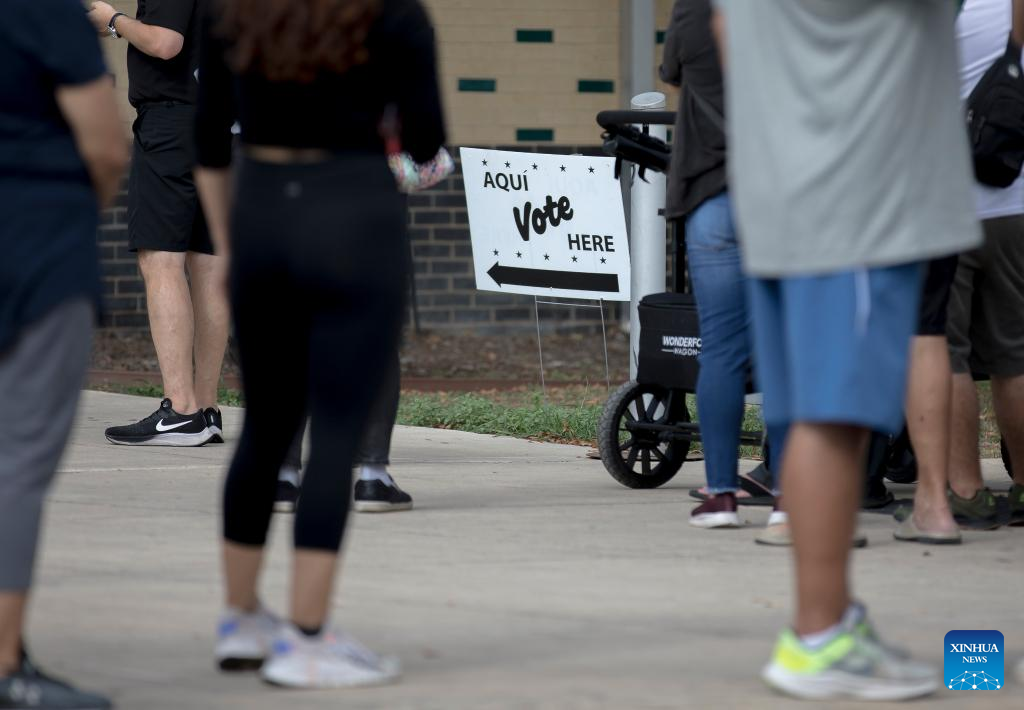 American voters cast ballots in high-stakes midterm elections