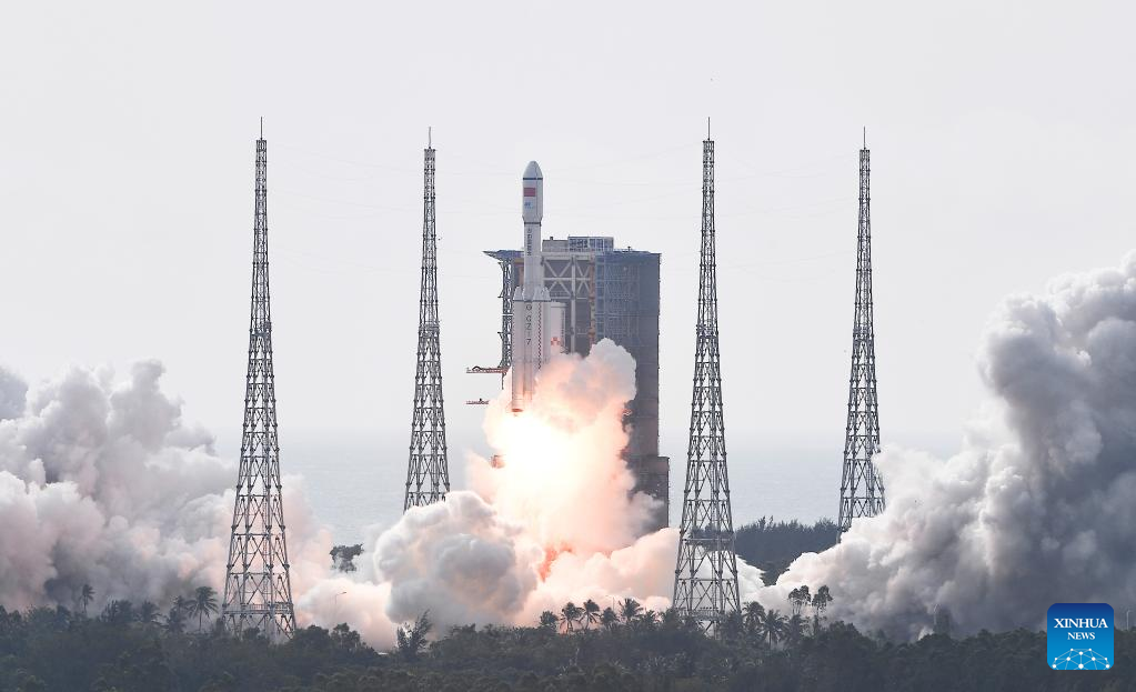 China Focus: China launches cargo craft Tianzhou-5 for space station supplies