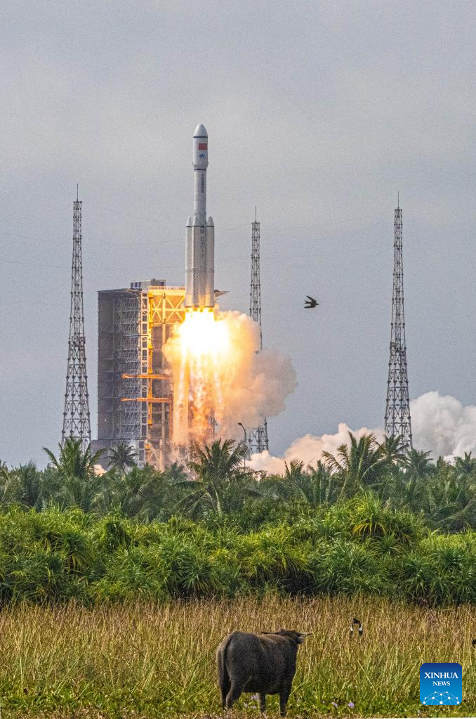 China Focus: China launches cargo craft Tianzhou-5 for space station supplies