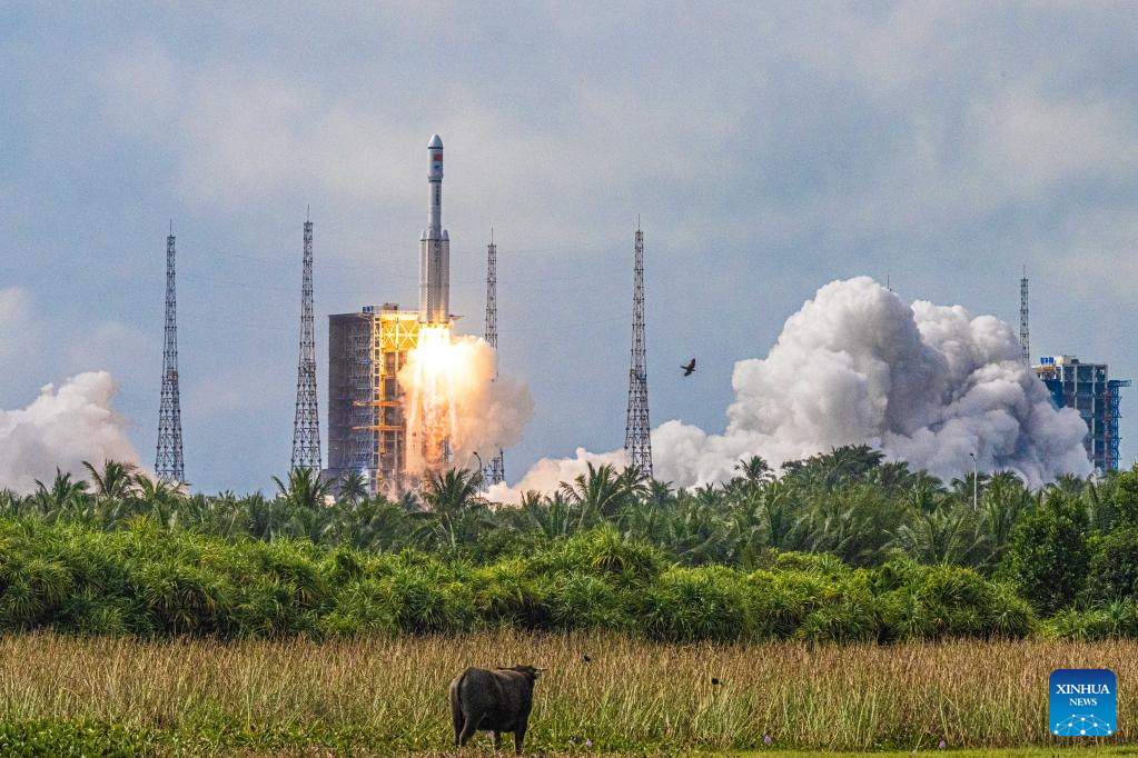 China Focus: China launches cargo craft Tianzhou-5 for space station supplies