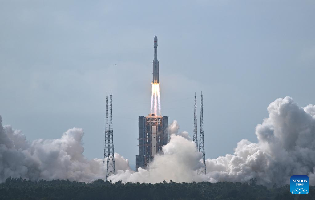 China Focus: China launches cargo craft Tianzhou-5 for space station supplies