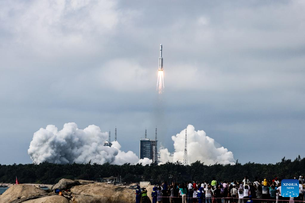China Focus: China launches cargo craft Tianzhou-5 for space station supplies