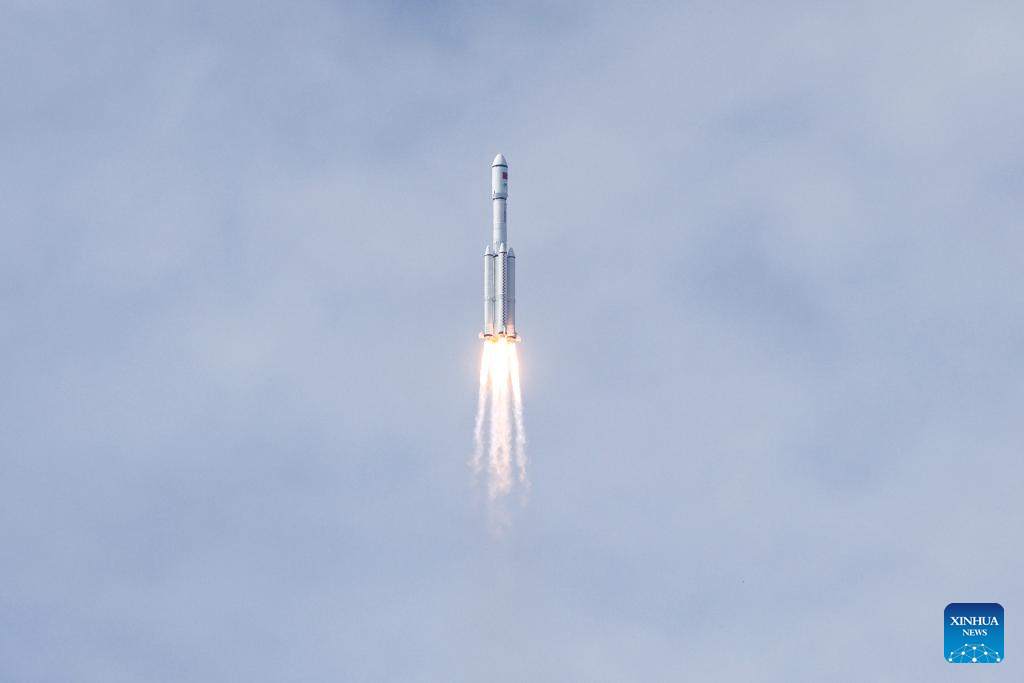 China Focus: China launches cargo craft Tianzhou-5 for space station supplies