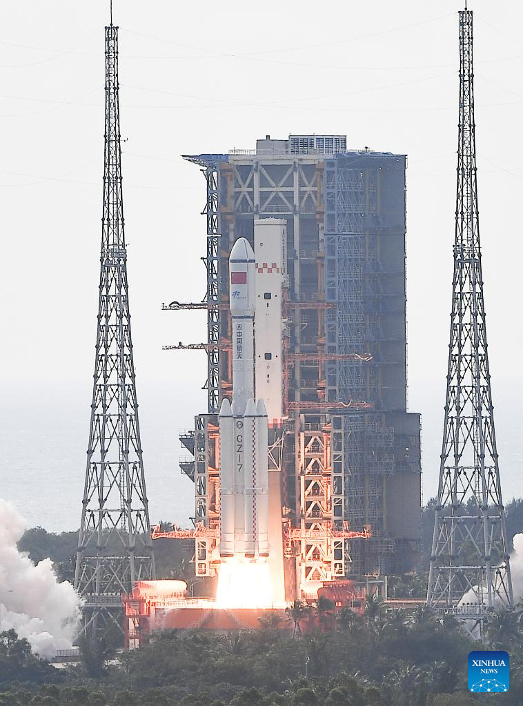 China launches cargo craft Tianzhou-5 for space station supplies