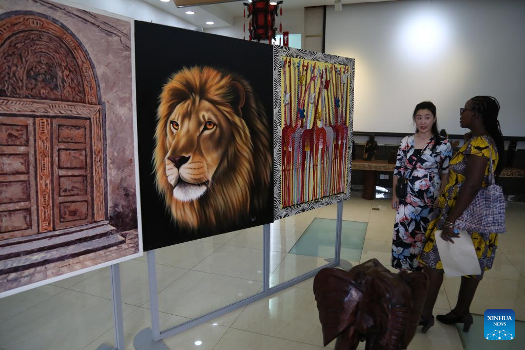 China Cultural Center in Tanzania hosts art exhibition to cement cultural ties