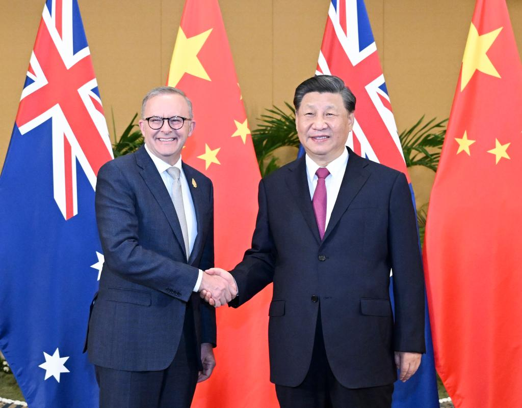 Xi meets Australian PM Albanese