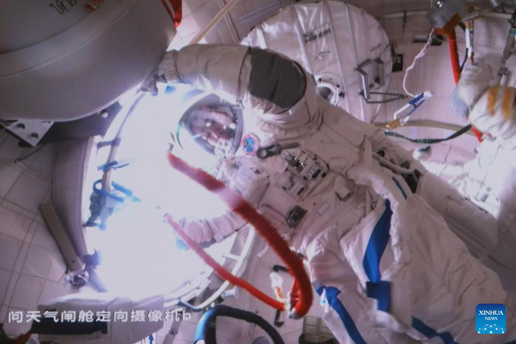 Shenzhou-14 taikonauts complete 5.5-hour spacewalk