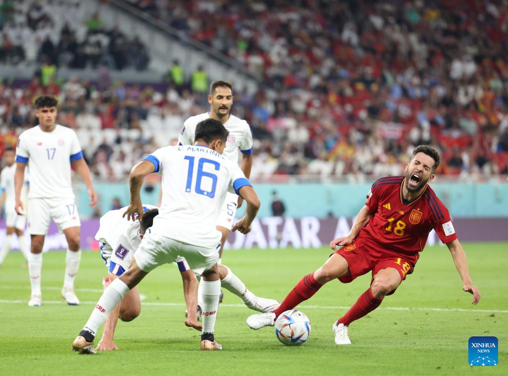 Brilliant Spain thrash Costa Rica 7-0 for record World Cup win in Group E