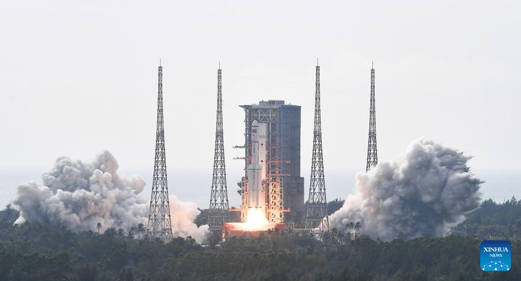 China Focus: China launches cargo craft Tianzhou-5 for space station supplies