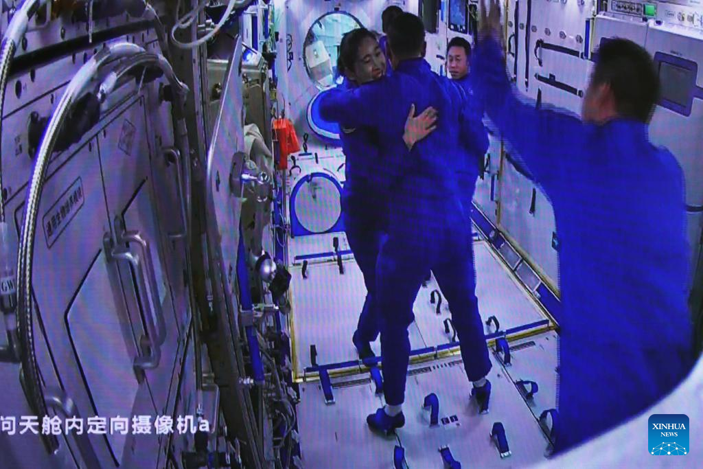 China's six astronauts in two missions make historic gathering in space