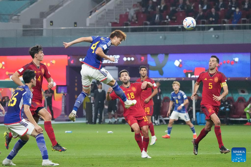 Japan beat Spain to win Group E on dramatic night in World Cup