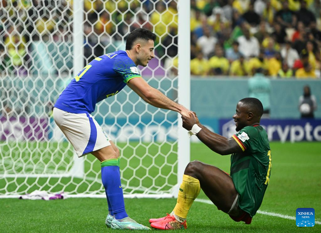 Cameroon stun Brazil but exit World Cup