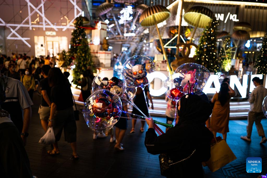 People enjoy shopping in Kuala Lumpur