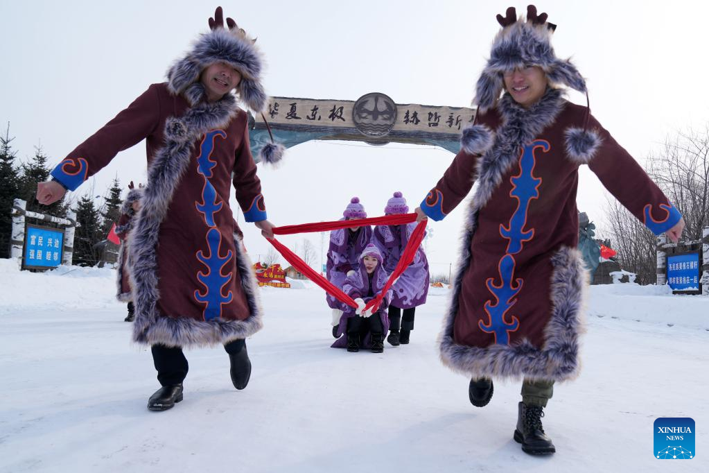 Ethnic minority group in China's Heilongjiang welcomes upcoming Chinese Lunar New Year