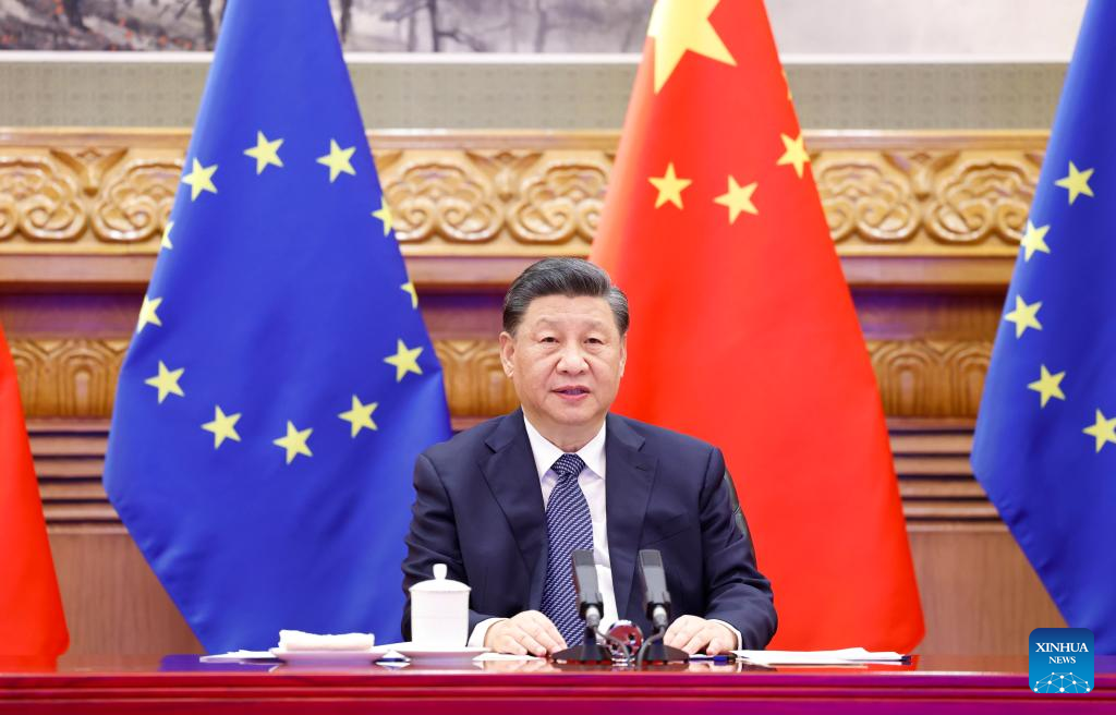 Xi calls on China, EU to add stabilizing factors to turbulent world