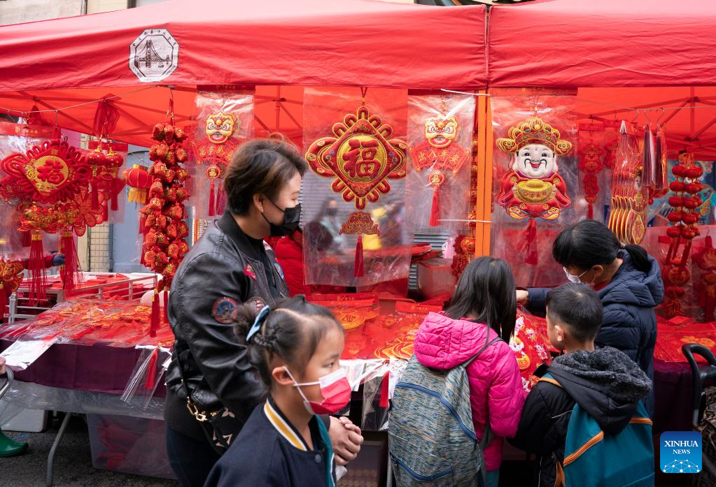 Two-day fair kicks off for upcoming Chinese Lunar New Year in Chinatown in San Francisco