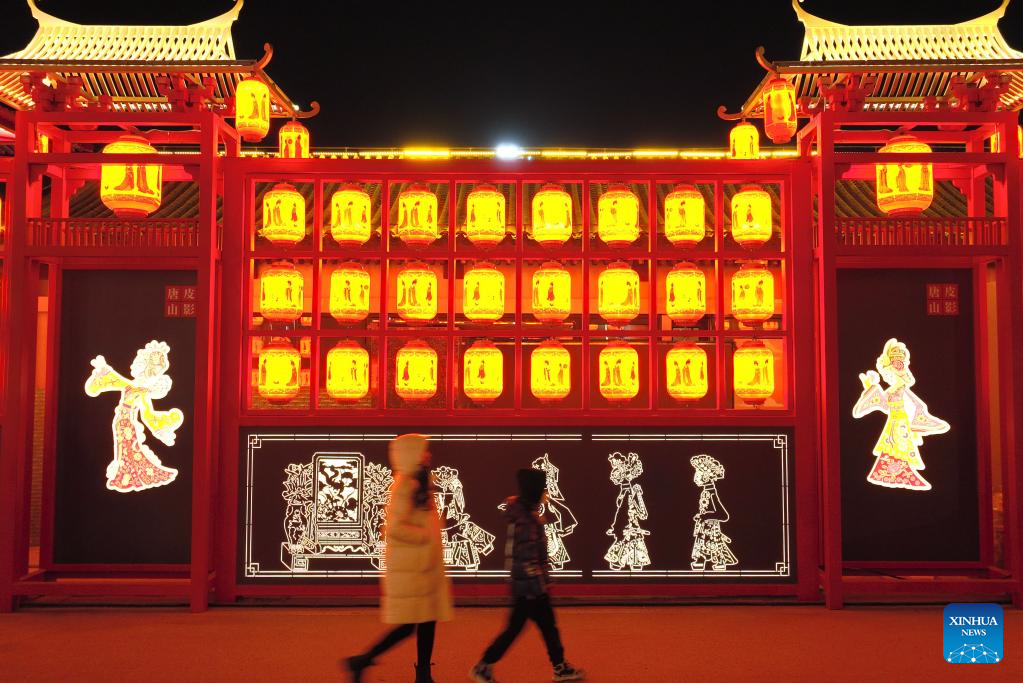 Festive celebrations of Chinese Lunar New Year in Tangshan, N China