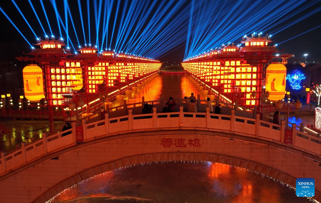 Festive celebrations of Chinese Lunar New Year in Tangshan, N China