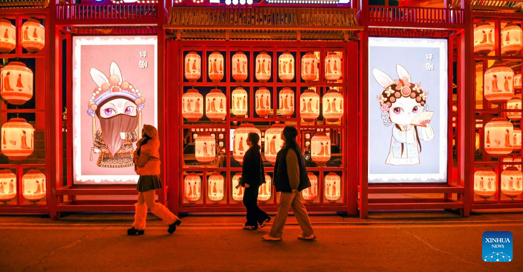Festive celebrations of Chinese Lunar New Year in Tangshan, N China