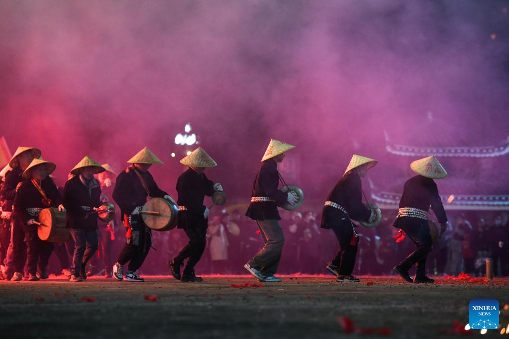 Chinese people celebrate Lantern Festival
