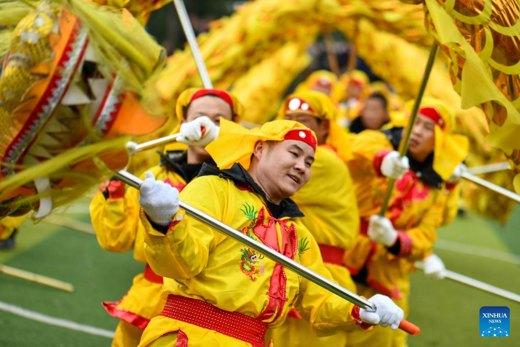 Chinese people celebrate Lantern Festival