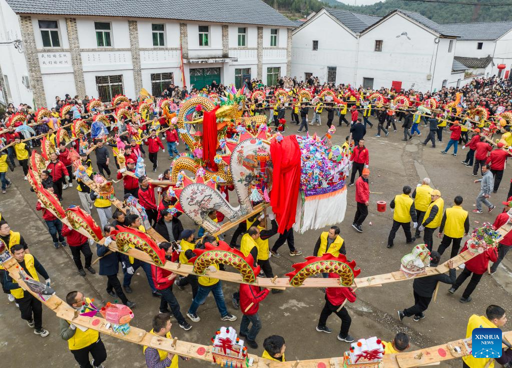 Chinese people celebrate Lantern Festival