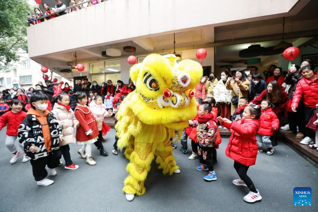 Chinese people celebrate Lantern Festival