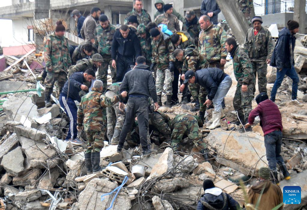 Rescue underway after earthquake hits Syria