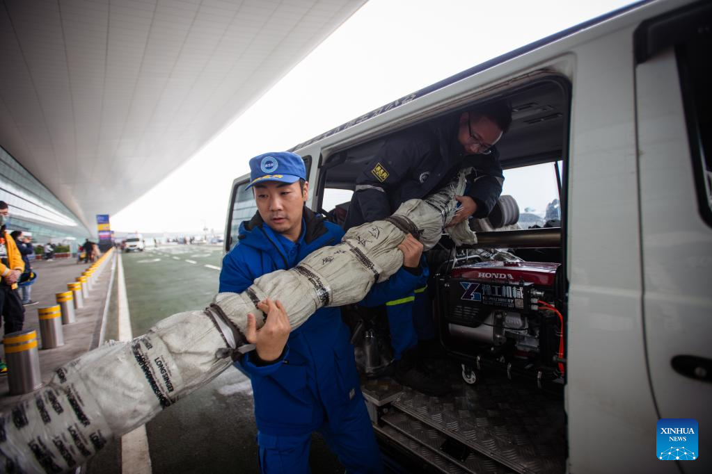 Chinese rescuers participate in earthquake relief efforts in quake-hit Türkiye