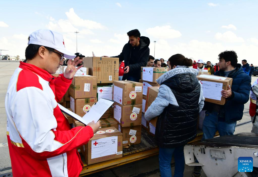 2nd aid plane from China arrives in quake-hit Syria to provide emergency supplies