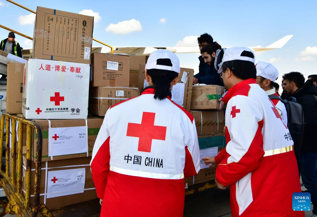 2nd aid plane from China arrives in quake-hit Syria to provide emergency supplies