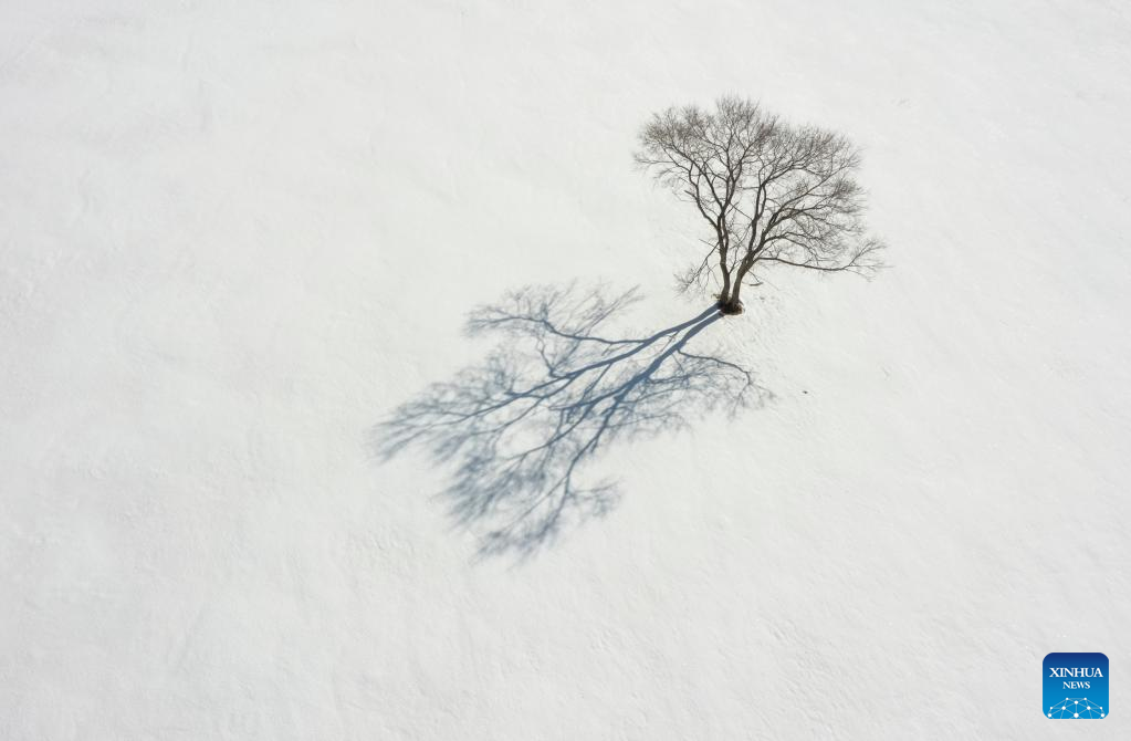 Winter scenery of Yudaokou pasture in Chengde, N China