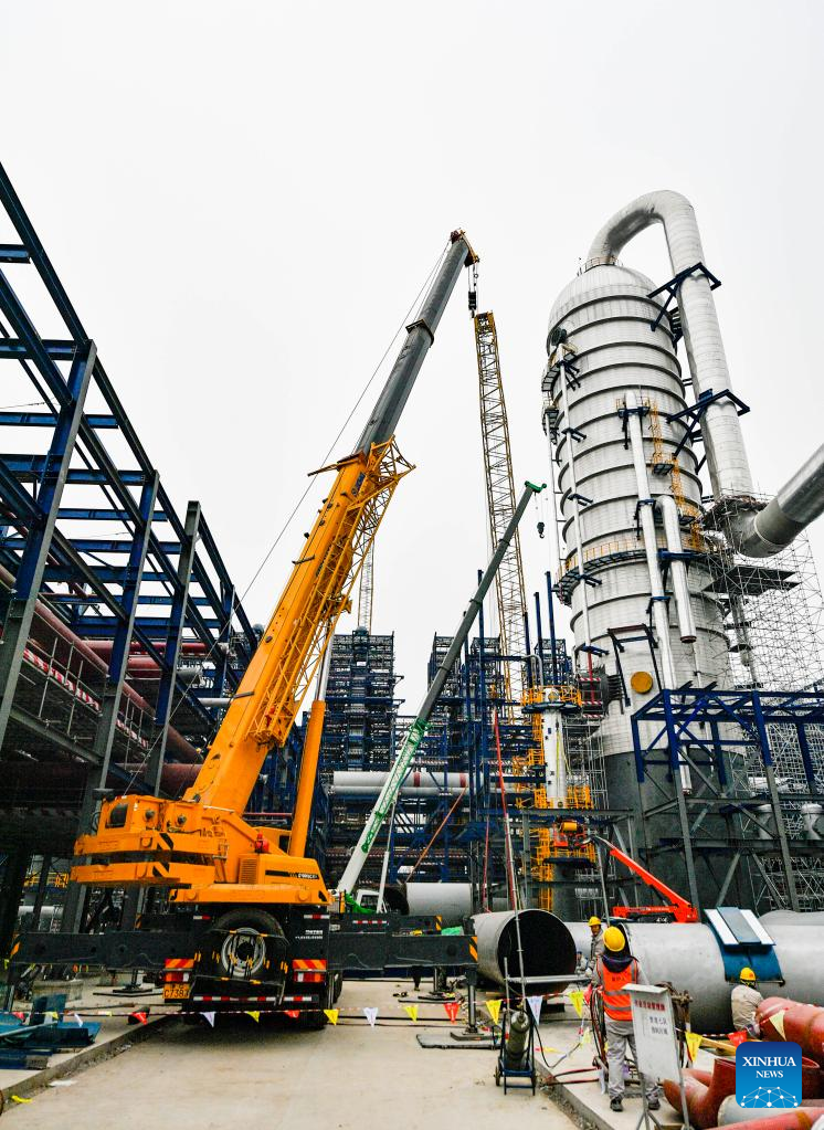 Ethylene project under construction in China's Tianjin