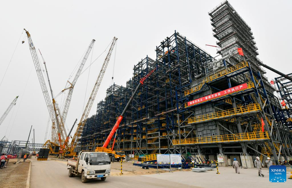 Ethylene project under construction in China's Tianjin