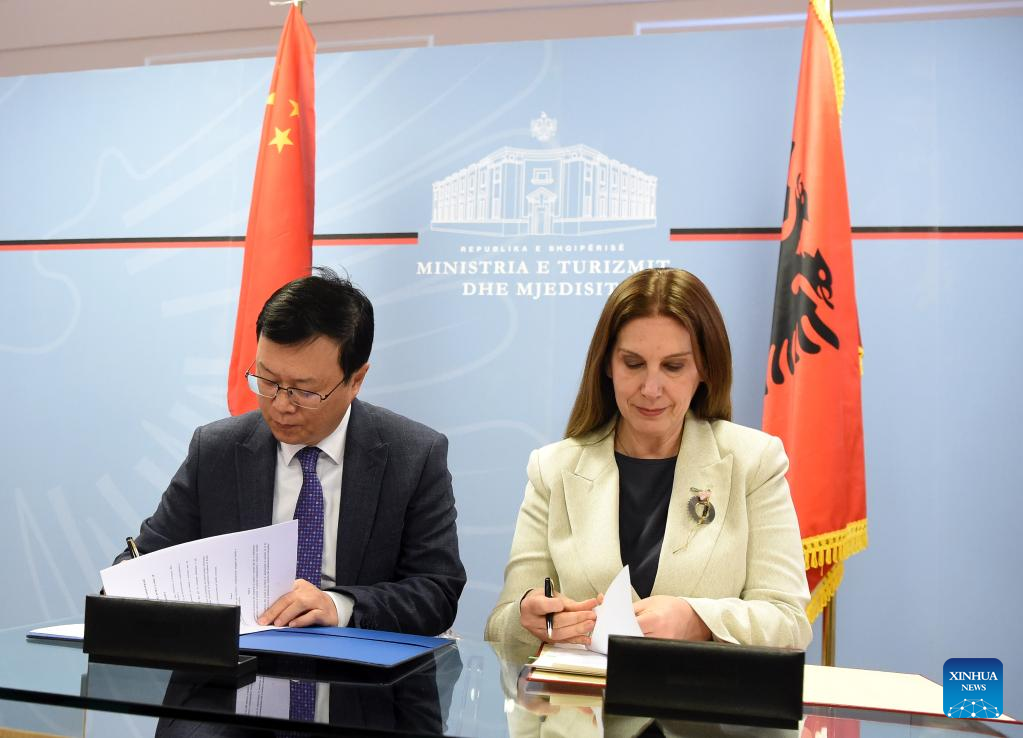 China, Albania sign MOU on tourism cooperation