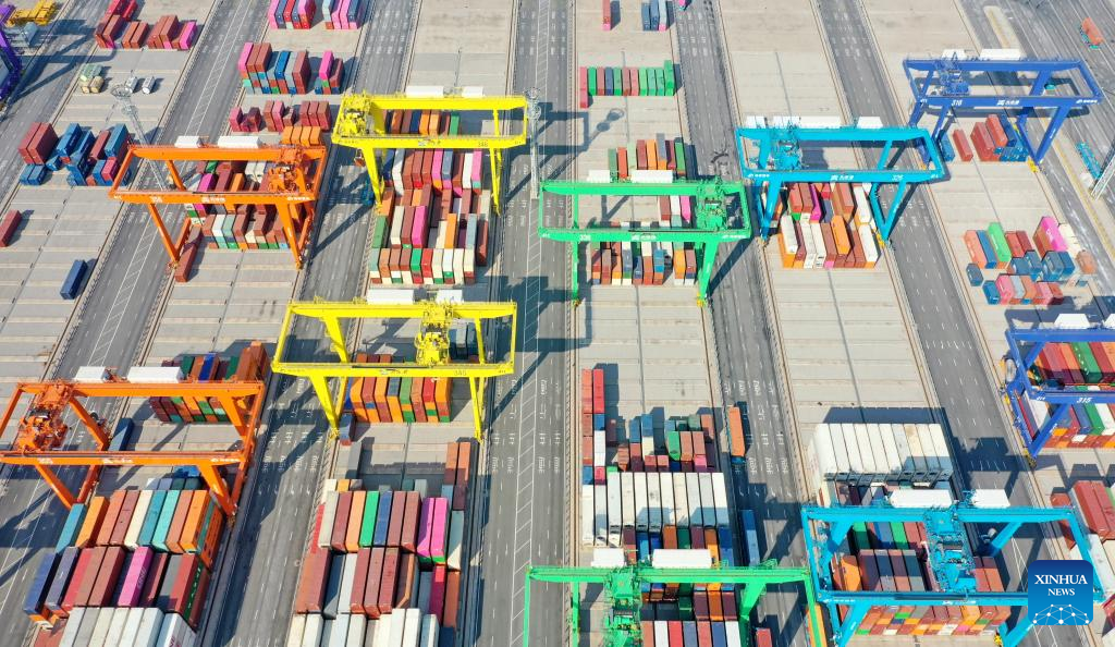 Full Internet of Things container terminal of Tianjin Port