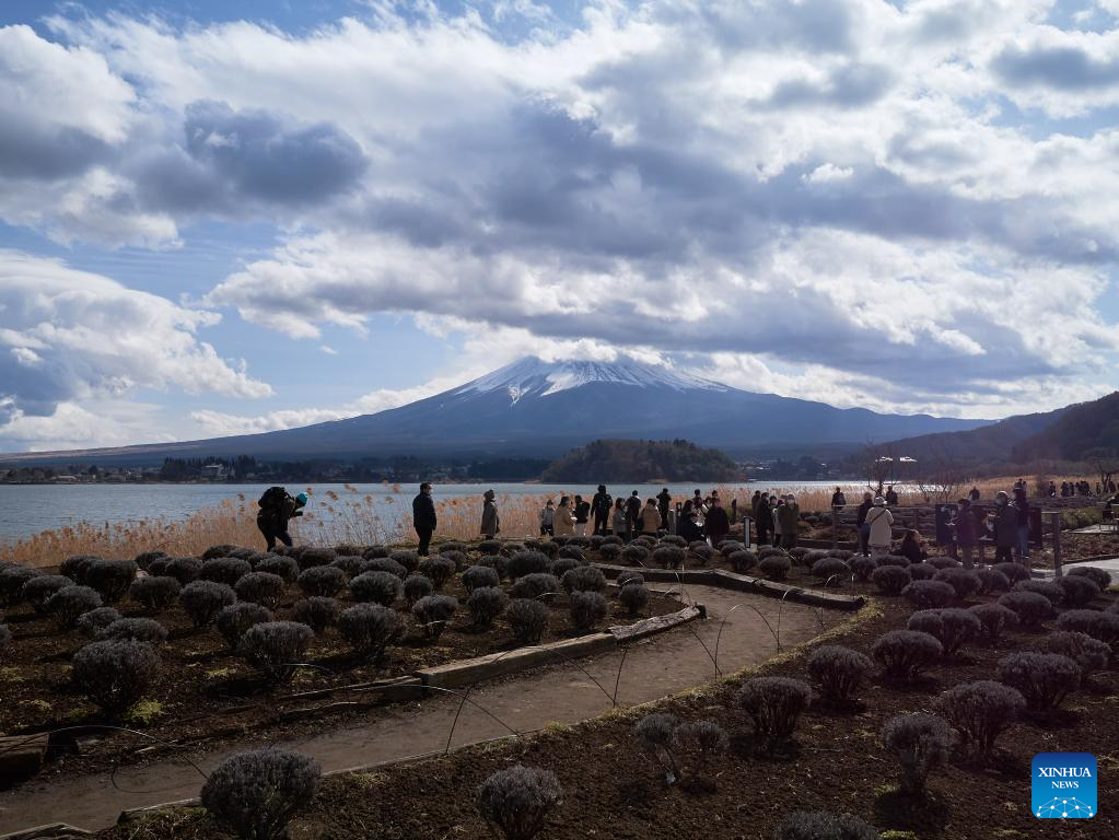 Scenery of Mount Fuji in Yamanashi prefecture, Japan