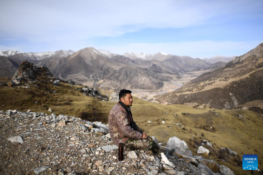 Pic story: ecological ranger of Sanjiangyuan National Park