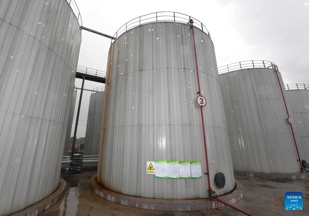 Waste oil recycled into products in SW China's Sichuan