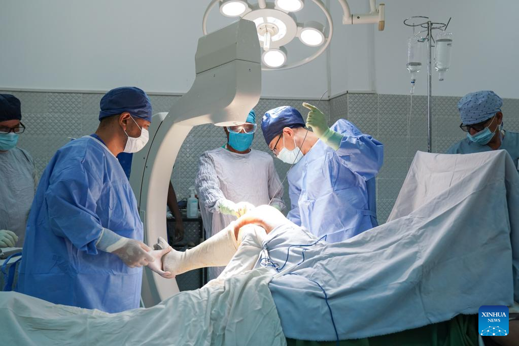 Chinese medical team provides medical services in Djibouti