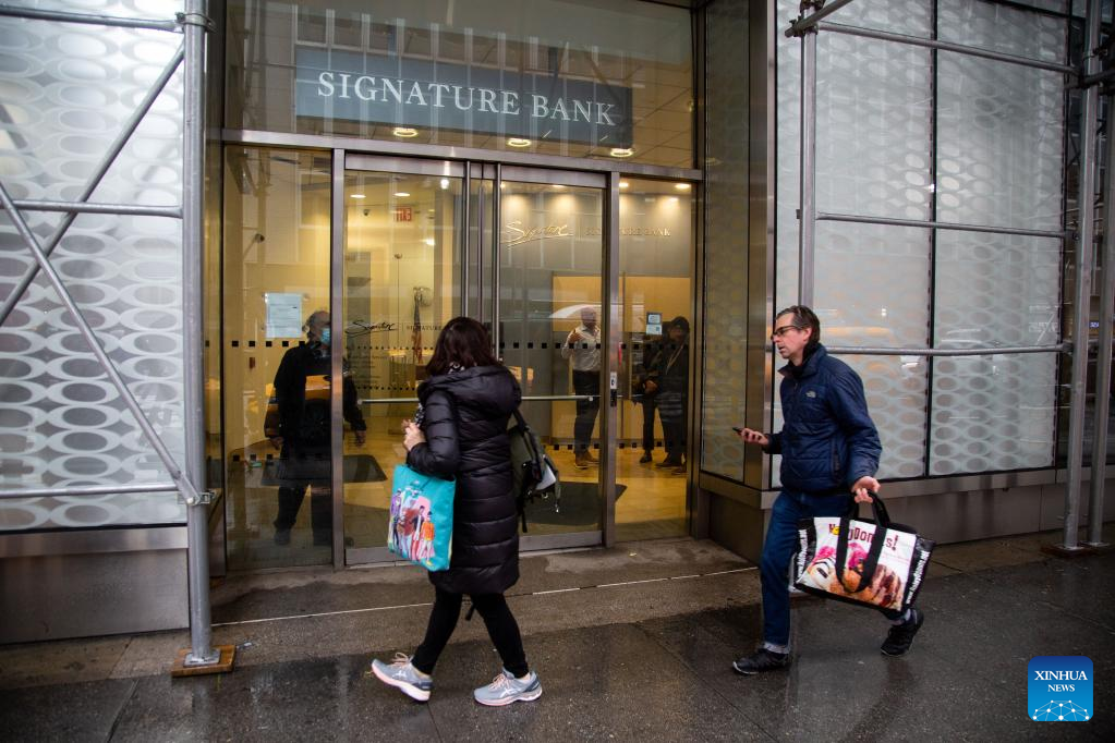 U.S. regulators close New York's Signature Bank following Silicon Valley Bank collapse