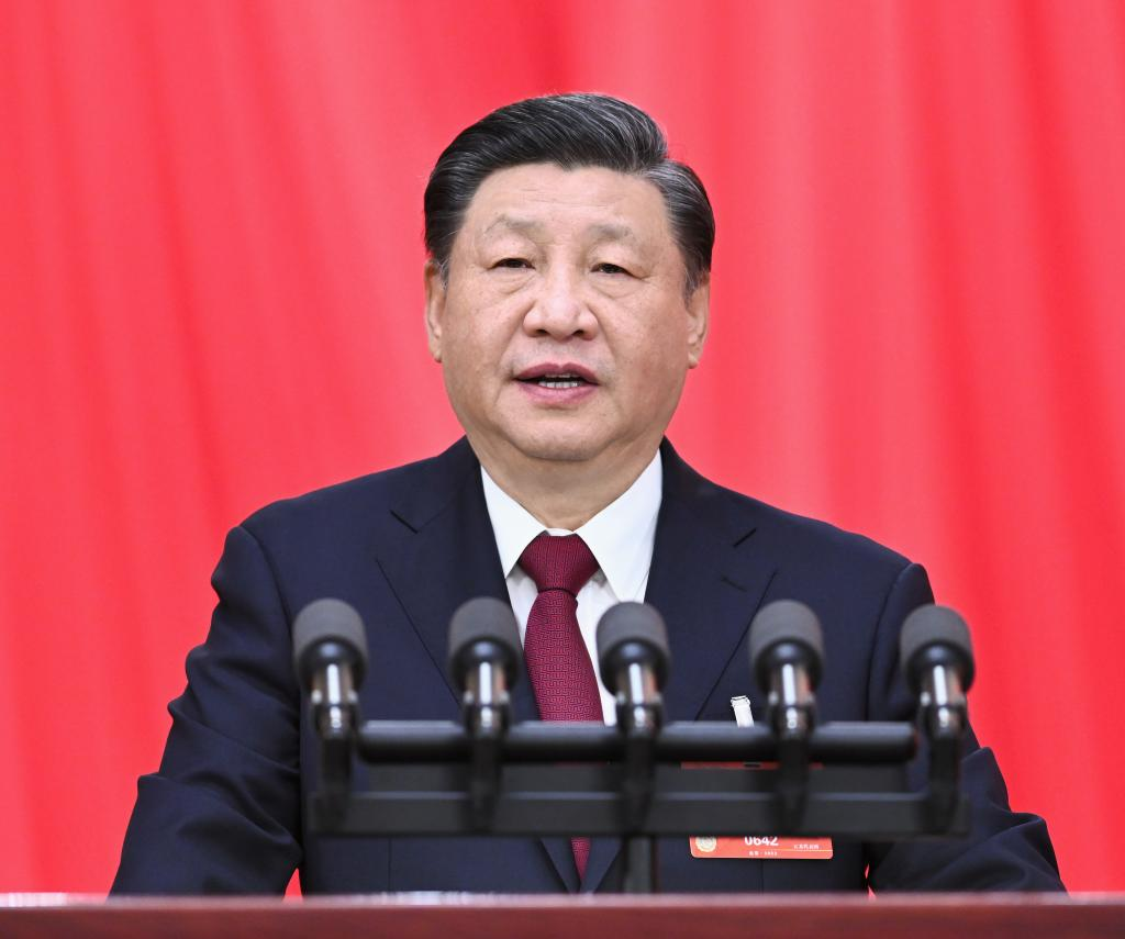 Xi addresses closing meeting of 14th NPC session