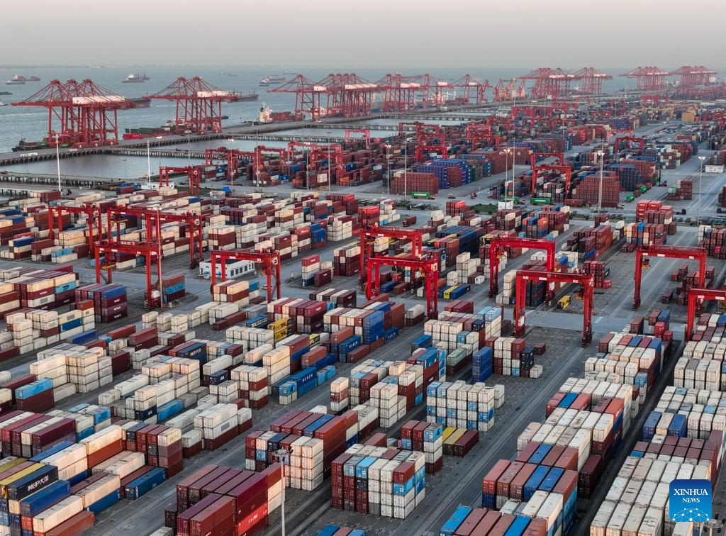 Container terminal of Taicang Port, E China's Jiangsu Province